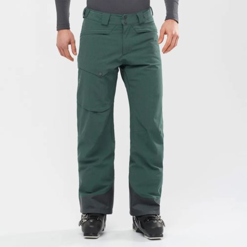 Green Salomon Untracked Men's Ski Pants | PH 18732F